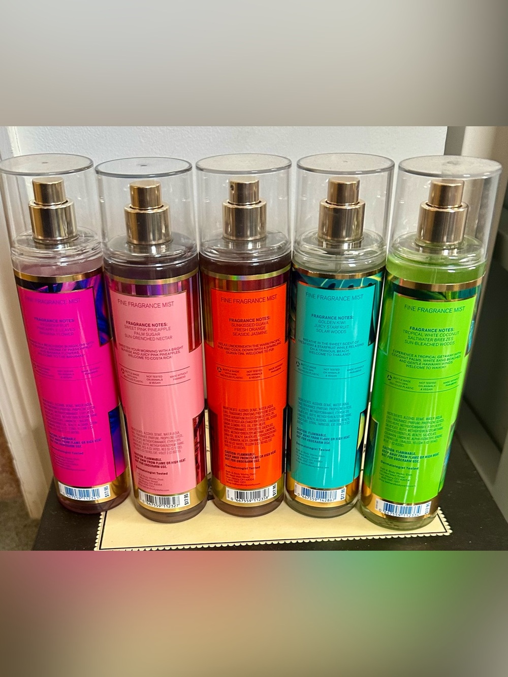 Bath & Body Works Bahamas, Costa Rica, Fiji Thailand & Waikiki Fragrance Mists - Picture 2 of 2